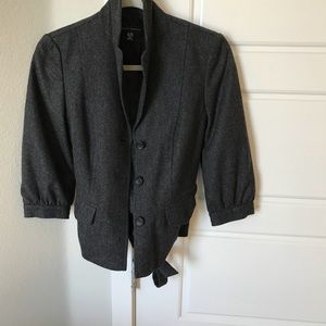 Banana Republic gray wool coat